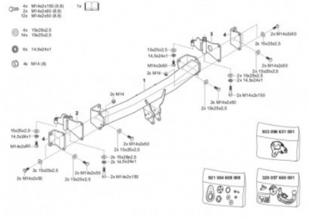Оригинальный фаркоп WESTFALIA 323157600001 для JLR DISCOVERY V A40V от магазина ФаркопРос